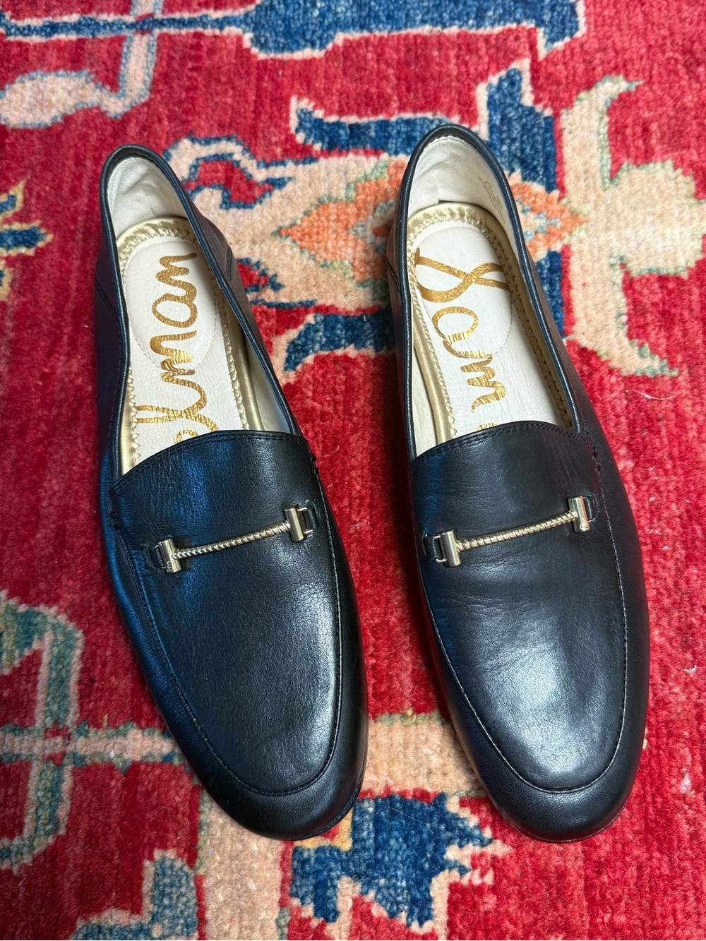 NWOT Sam Edelman Lior Black Leather Loafers | 6.5 - Picture 3 of 16